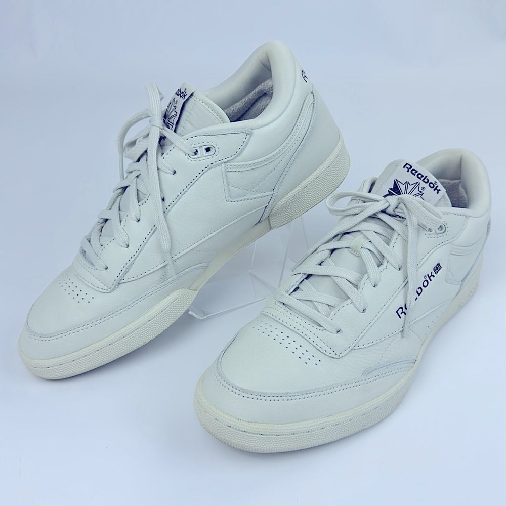 Reebok All Leather Vintage Court Tennis’s Shoe. Mens Size 12. EUC.